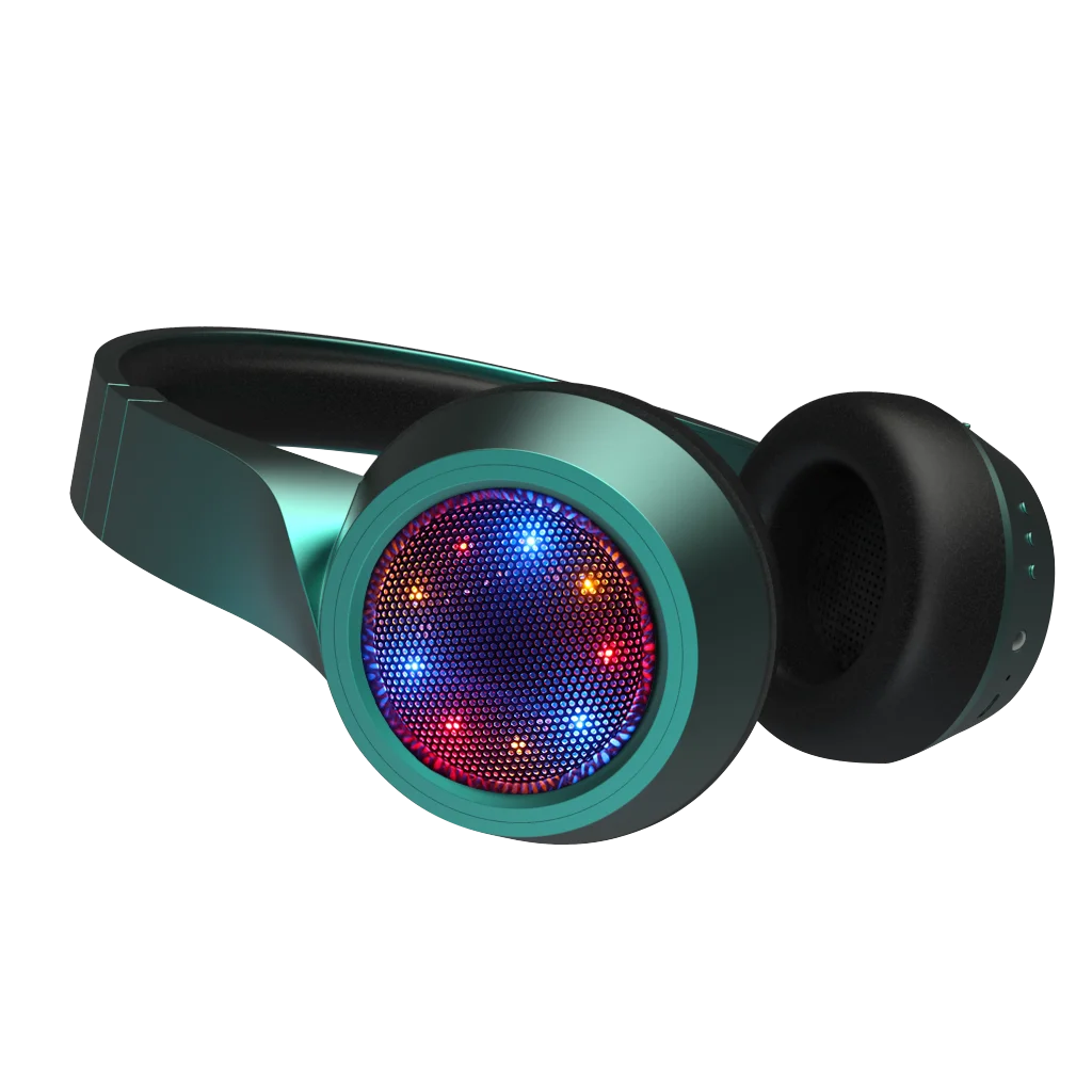 Fashionable design hot sale new product headsets headset earphones for bulk gift items LED fashion dj