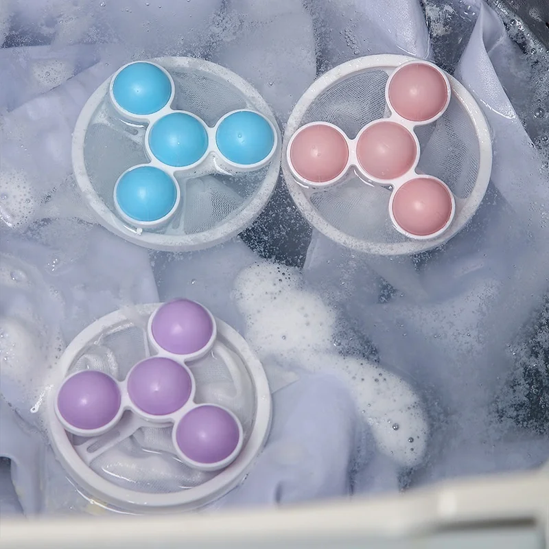 Washing Machine Float Wash Ball Reusable Lint Catcher Washing Machine Cleaning Decontamination Laundry Ball