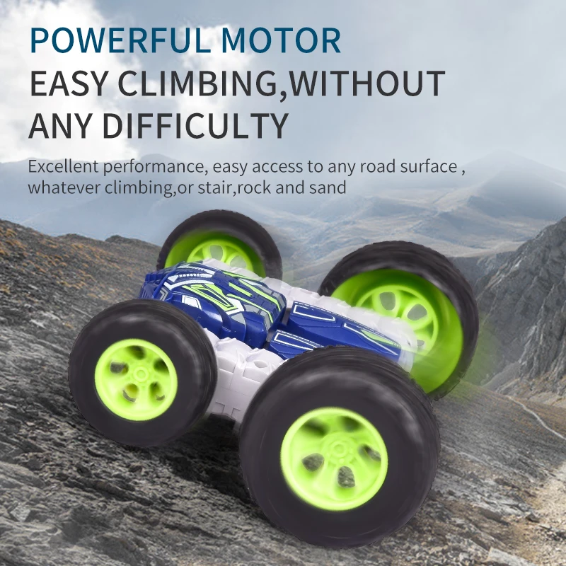 LEHOO Create RC Mini Car 8034 Remote Control Off Road 4WD 2.4G Rotating 360 Degree 2.4G Mini RC Stunt Car