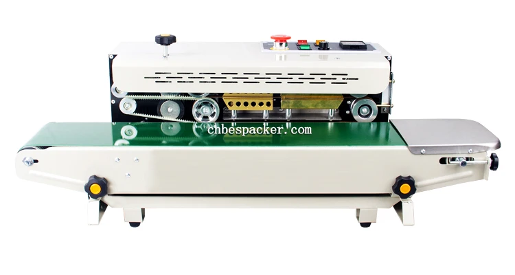 
Bespacker High quality automatic plastic bag sealing machine continuous band sealer sealing machine 
