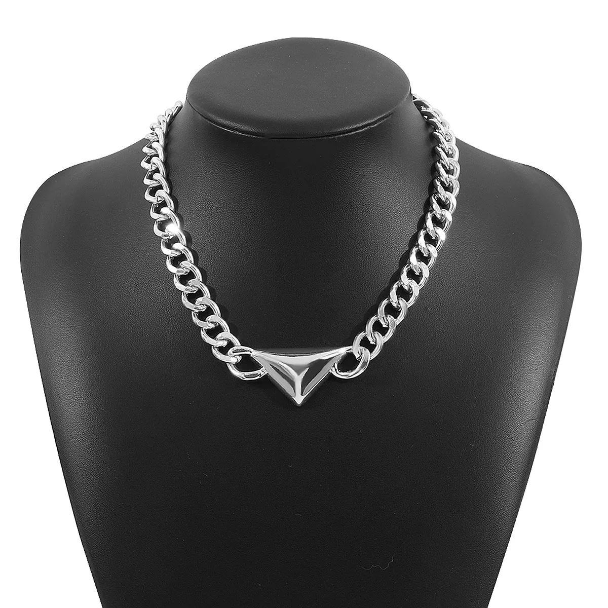 Трехмерное геометрическое ожерелье в стиле ретро классическое легкое роскошное набор серег