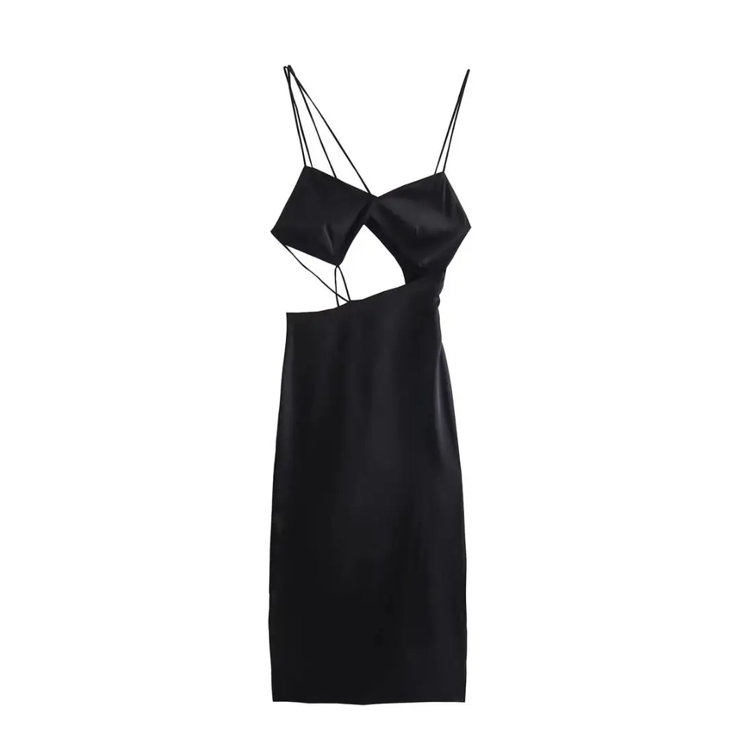 sexy hollow-out cocktail dress for party
