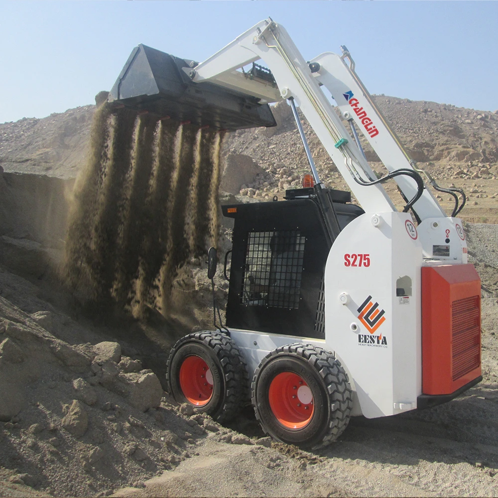 Mini Tractor skid steer Loader 2ton 3ton 5ton 6ton Unique Diesel skid steer loader