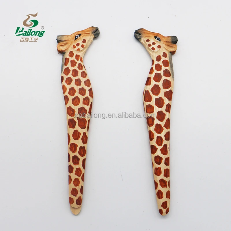 Handcrafted cute gift souvenir custom animal wood bookmark