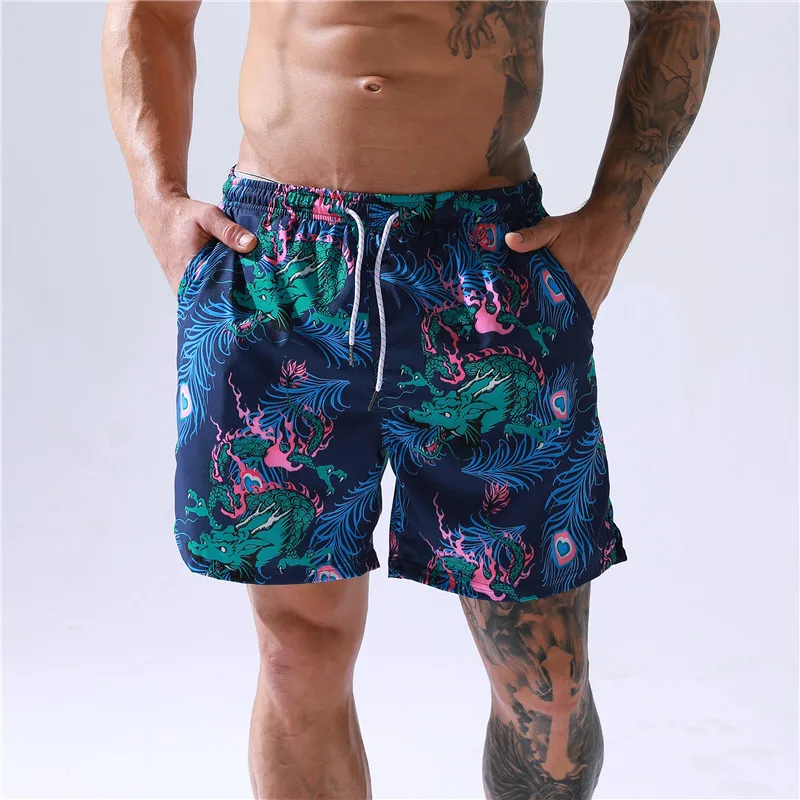 Summer vacation Men Fashion Sports Beach Swim Shorts 2024 Custom Cute Pattern Swim Shorts