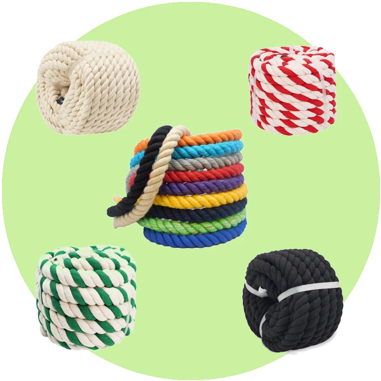 3 mm 1mm 3mm 4mm 5mm 9mm Wholesale Gold Single Strand Canada Corde En Twist Thread Rope Cords Macrame Braided Cotton