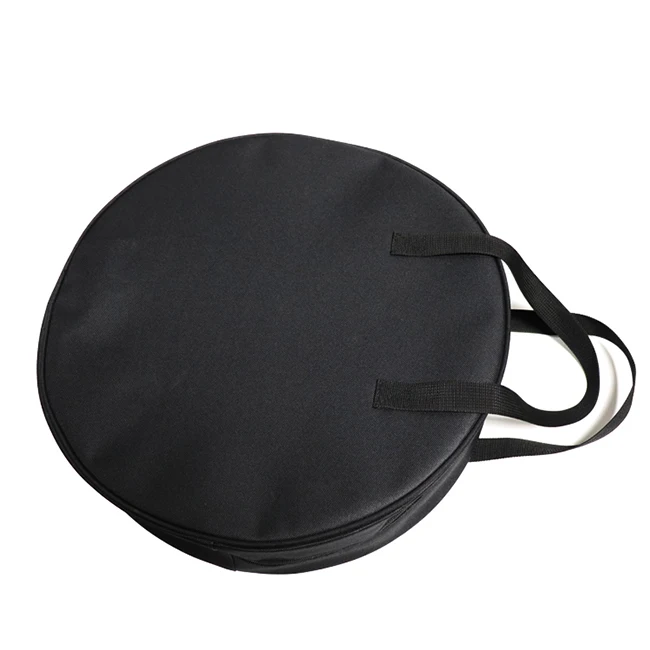 Custom Round Polyester Storage Bag Car Charger Gun Electric Vehicle Charging Cable Carrying Case EV Cable Bag