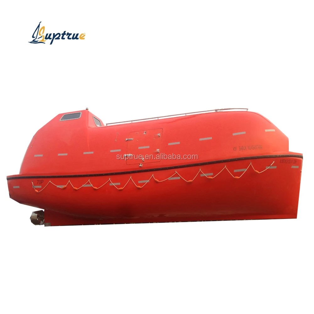 Marine safety equipment Solas rescue FRP fiberglass lifeboat