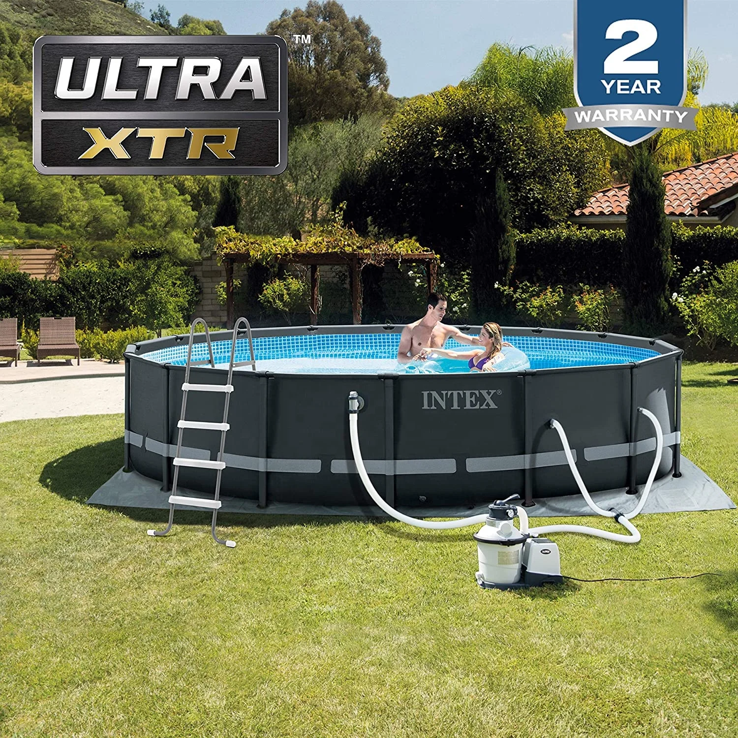 2025 INTEX 26330 18FT  X 52IN ULTRA XTR FRAME  POOL SET 5.49m x 1.32m