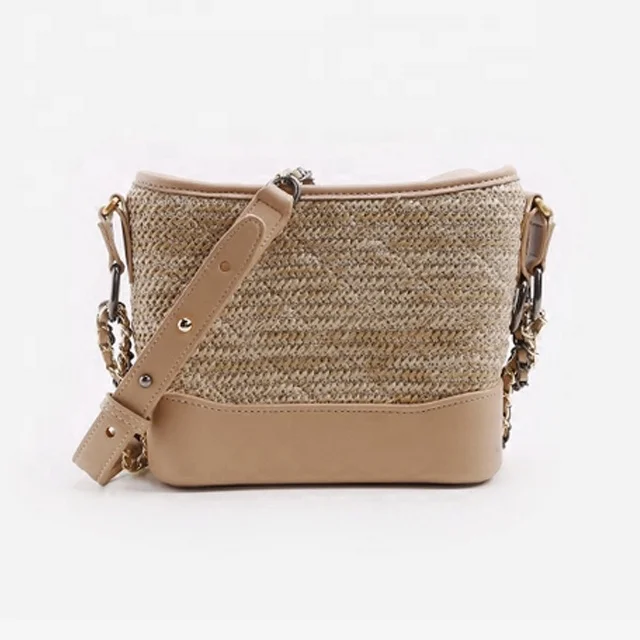 
fashion design shopping handbag women jute tote bag 