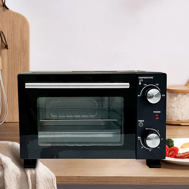 10.5QT Small Home Appliances Multi-Function Mechanical Timer Control Mini Electric Oven