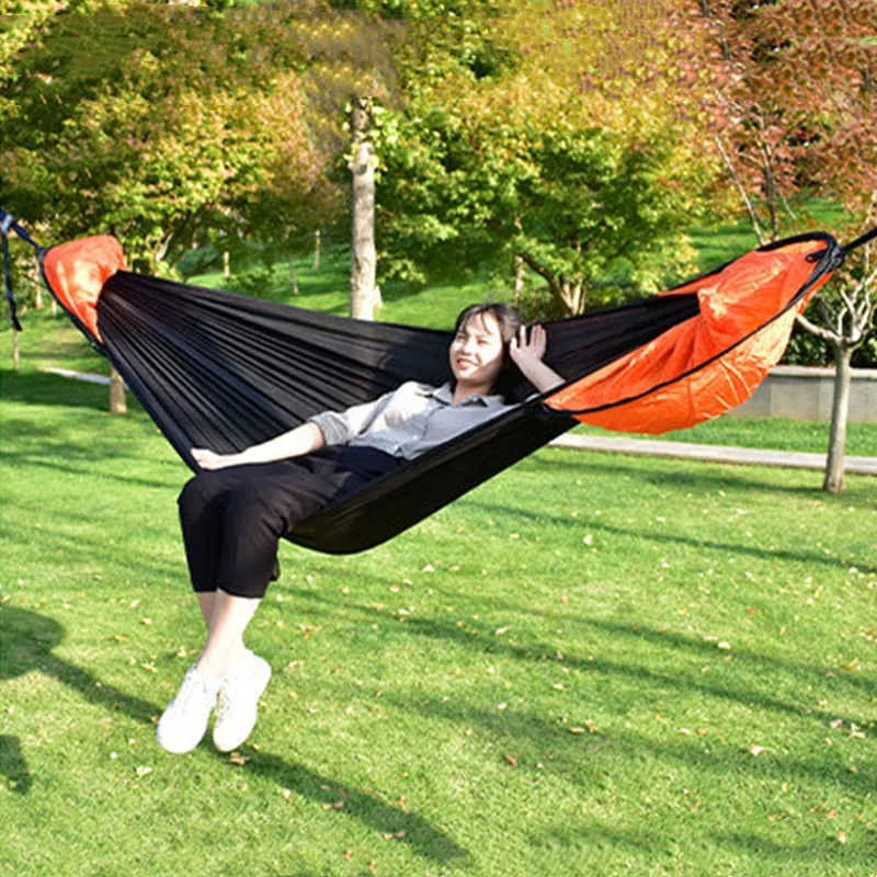 2 Persons Comfortable 360 Degree Quick Open Pop Up Automatic Camping Mosquito Net Outdoor Aerial Travel Hammock