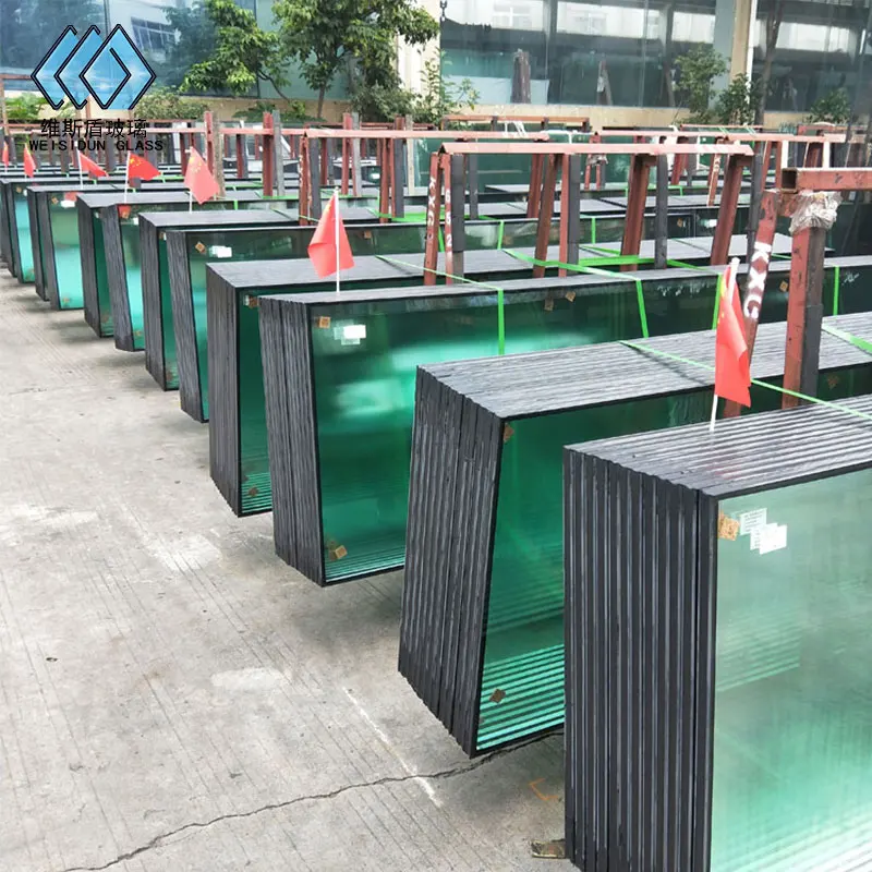 Tempered insulating glass for laminated glass building