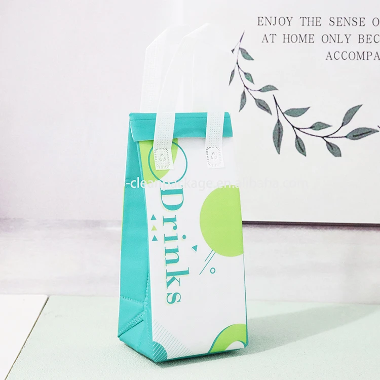 
Hot-selling LOW MOQ Custom logo Reusable Tote food delivery bag, Grocery thermal thermal insulation fabric for cooler bags 