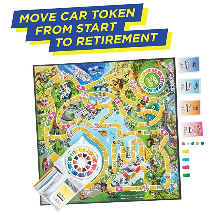 Family fun  adventure game custom colourful family  board game set for children board games for families life