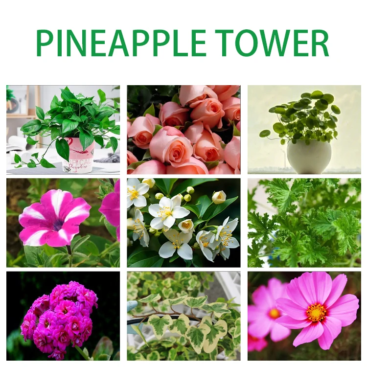 New Aeroponic Garden Vertical Farming Family Use Mini Indoor Hydroponic Aeroponic Growing Tower For Strawberry