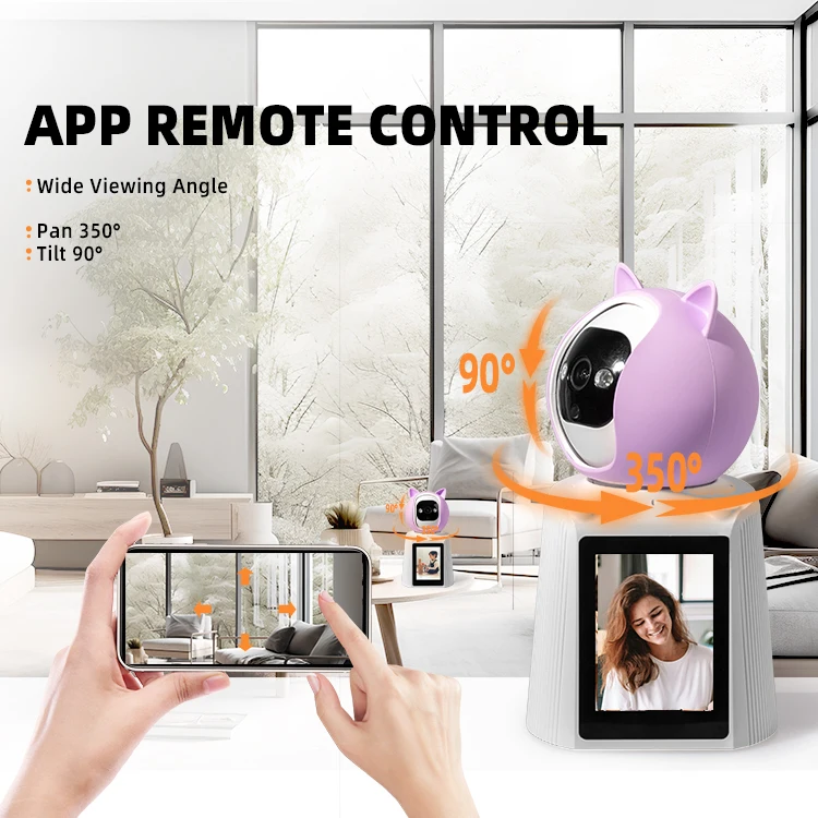 High performance 2 way video calling cctv IP wifi camera for baby monitor and night vision