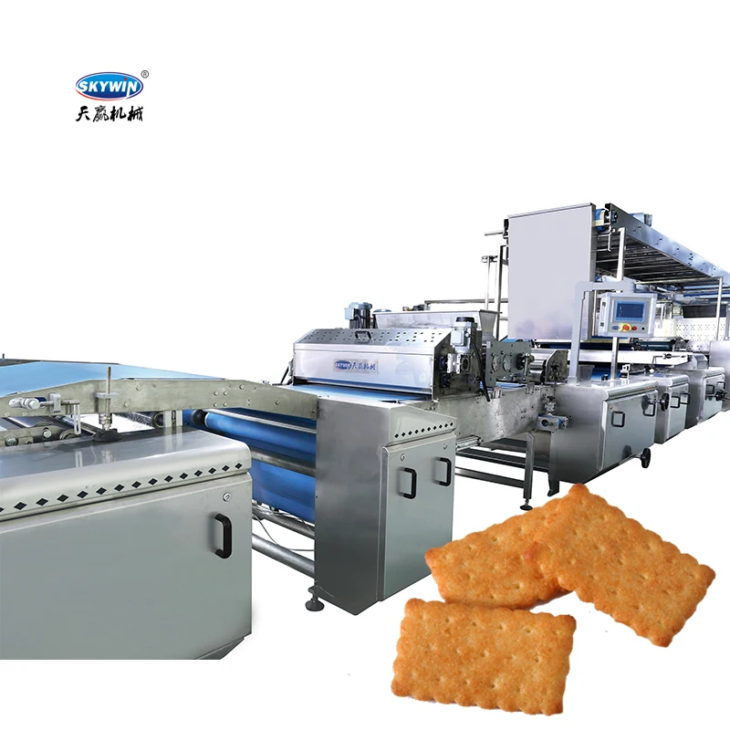 Automatic Biscuit Production Line Crackers Biscuits Machine Laminator Machine For Hard Biscuits