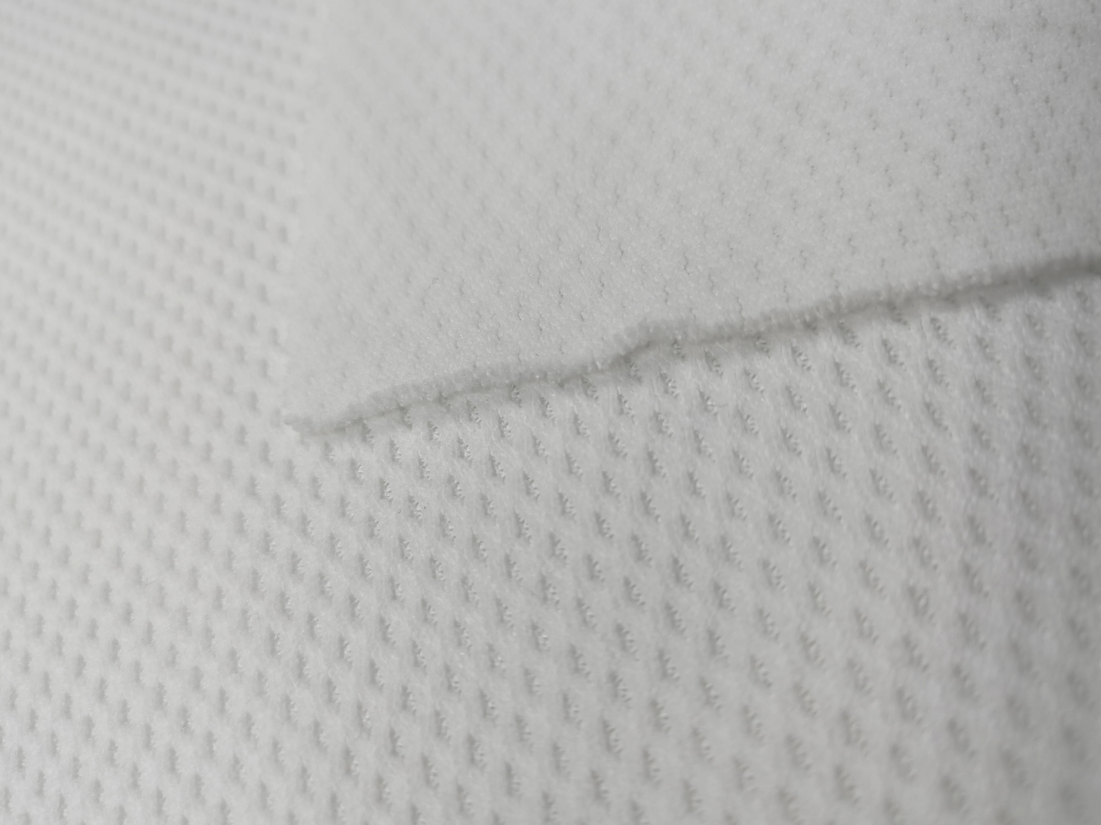 
Lightweight Plain Knitted Tulle 100% Polyester Double Mesh Fabric T-shirt Bag 