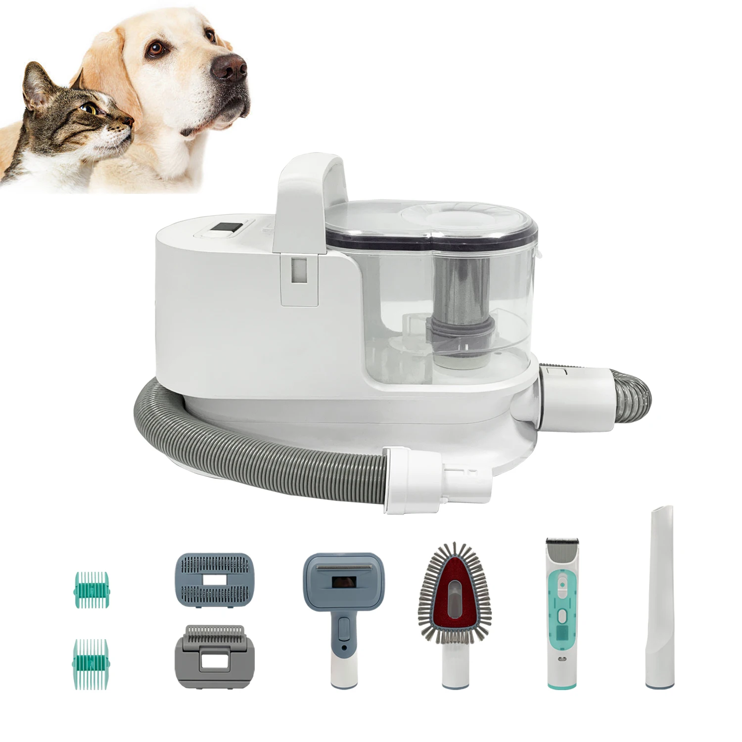 multifunctional Professional 6 in 1 Dog Grooming Tools Cat Hair Remover Pet Grooming Vacuum Cleaner