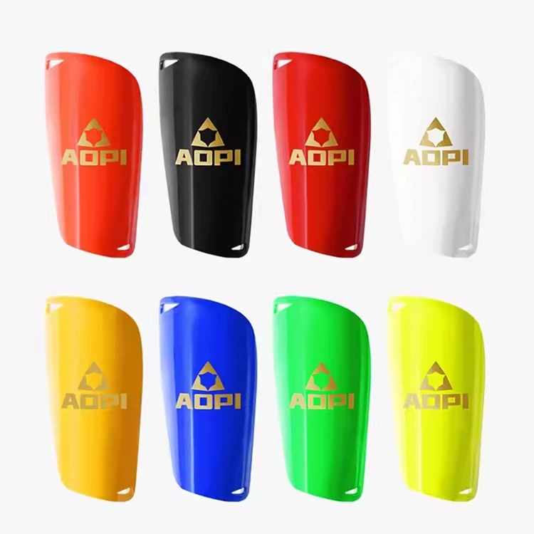 adults kids plastic soccer guards leg calf protector football shin pads protection football calf protection board