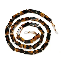 Роскошный Ацетатный высококачественный маскирующий держатель LEK 2022 для лица, модная трендовая цепочка для солнцезащитных очков для дам