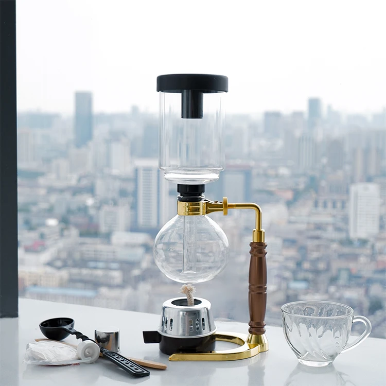 5-Cup Syphon Coffee Maker Set Glass Clever Coffee Dripper