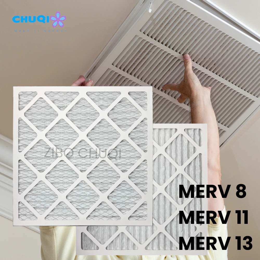 CHUQI хорошая цена картонная рама HVAC G4 предварительный фильтр MERV-8 первичный эффективный G3 свежая пластина воздушный