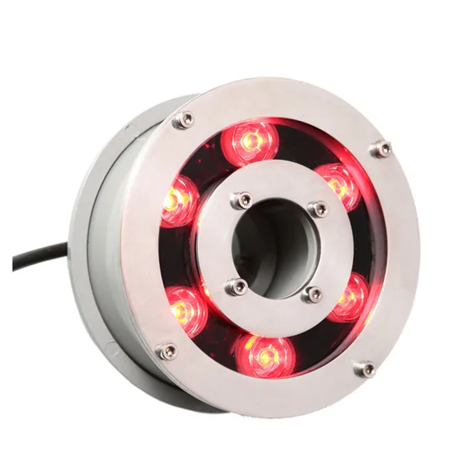  SS316 SS304 подводные светильники из нержавеющей стали для фонтанов IP68 RGB кольцо светодиодные лампы