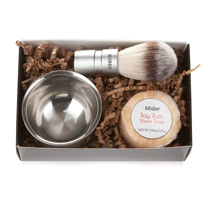 Organic Beard Balm Wax Cleansing Beard Brush  Grooming Kit Beard Cream For Mens Care