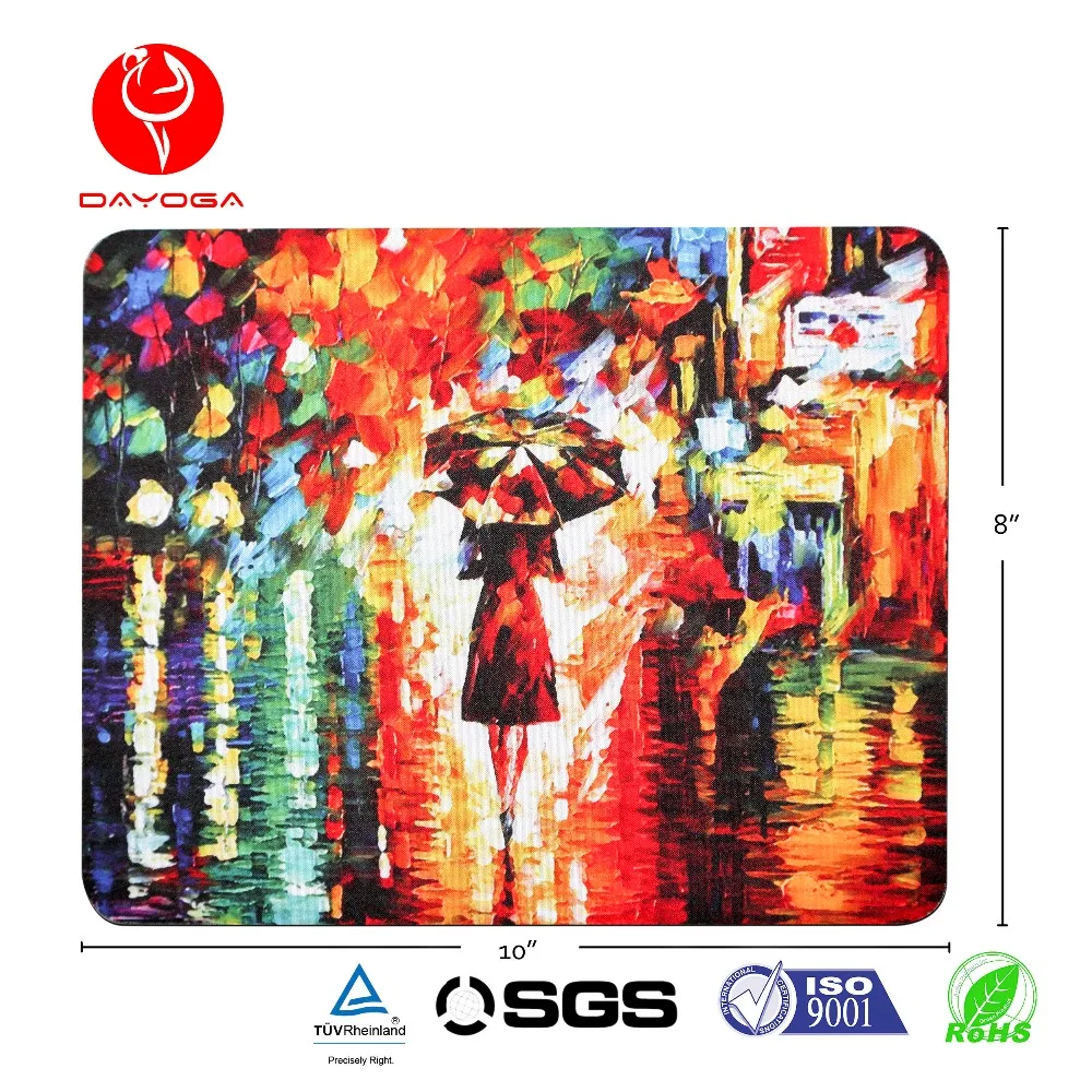 Wholesale High Quality Sublimation Gaming Mouse Pad OEM Full Pattern Size Thickness Material Customizable Mouse Mat Mouse Pad