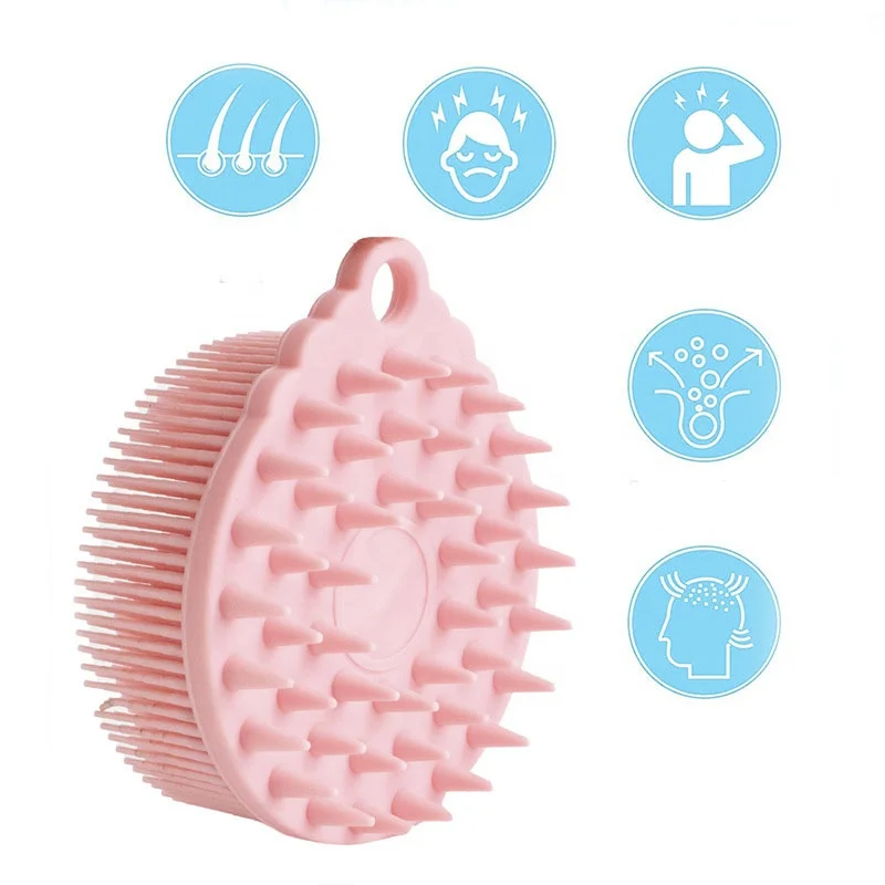 Silicone Body Scrubber double sided face baby bath brush silicone body scrub brush shower cleansing scrubber
