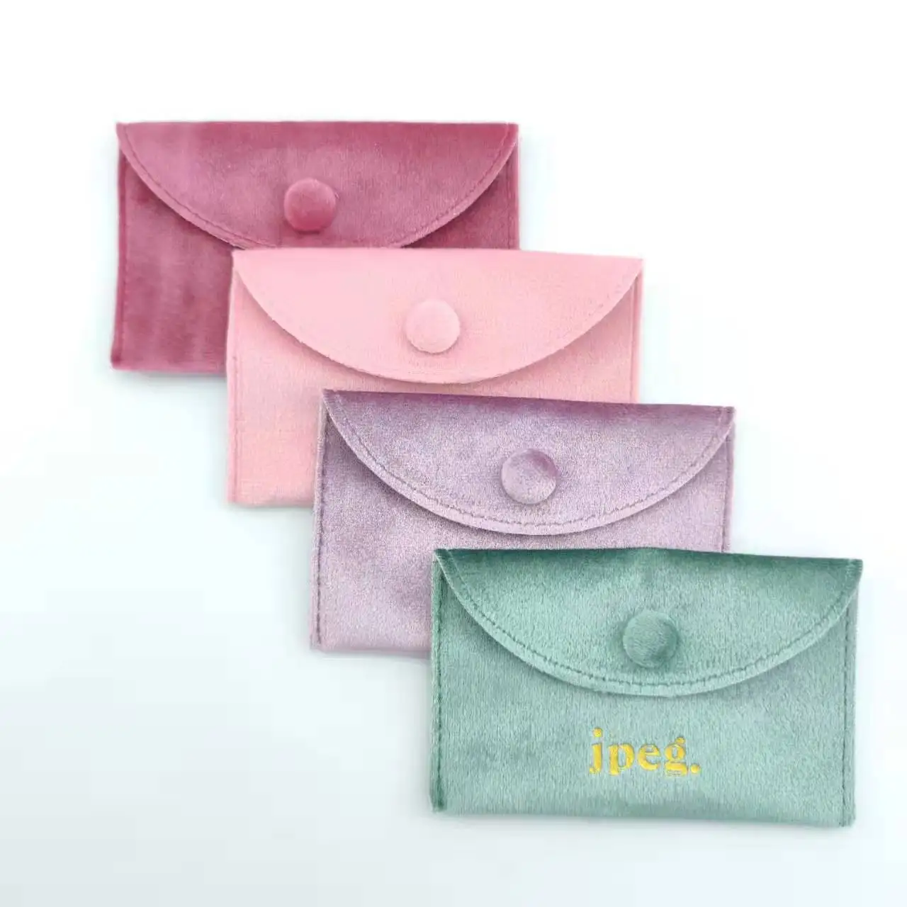 Luxury Velvet Drawstring Pouch For Jewelry Watch Packaging Soft goodie Earring Necklace Bracelet Jewelry Bag whit logo