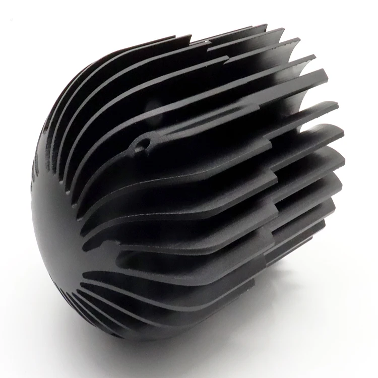 CNC Precision Customization Processing 6000 Series Aluminum Profile Extruded Circular Sunflower Radiator Aluminum Profile