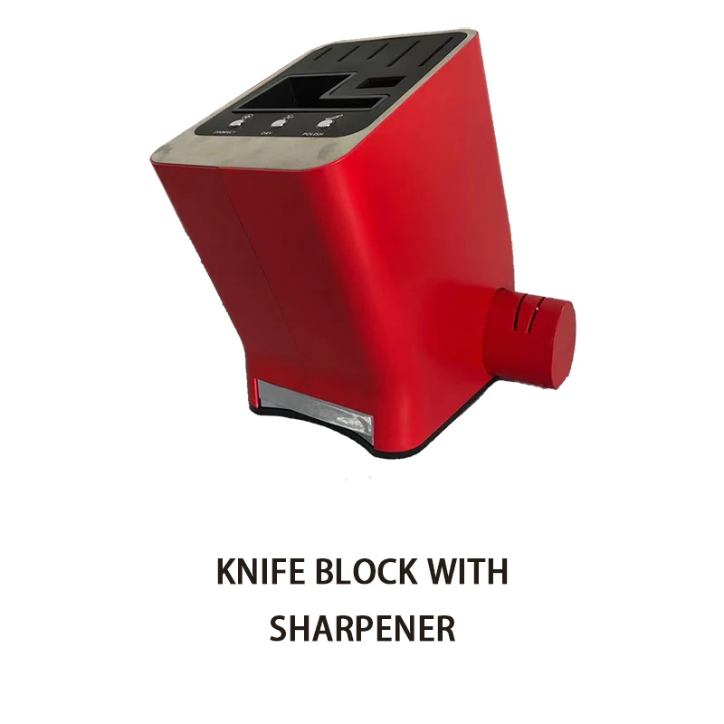 KC UV Disinfection Knife Holder Kitchen Appliances Hot Air Dryer Cleaner Knife Block Set