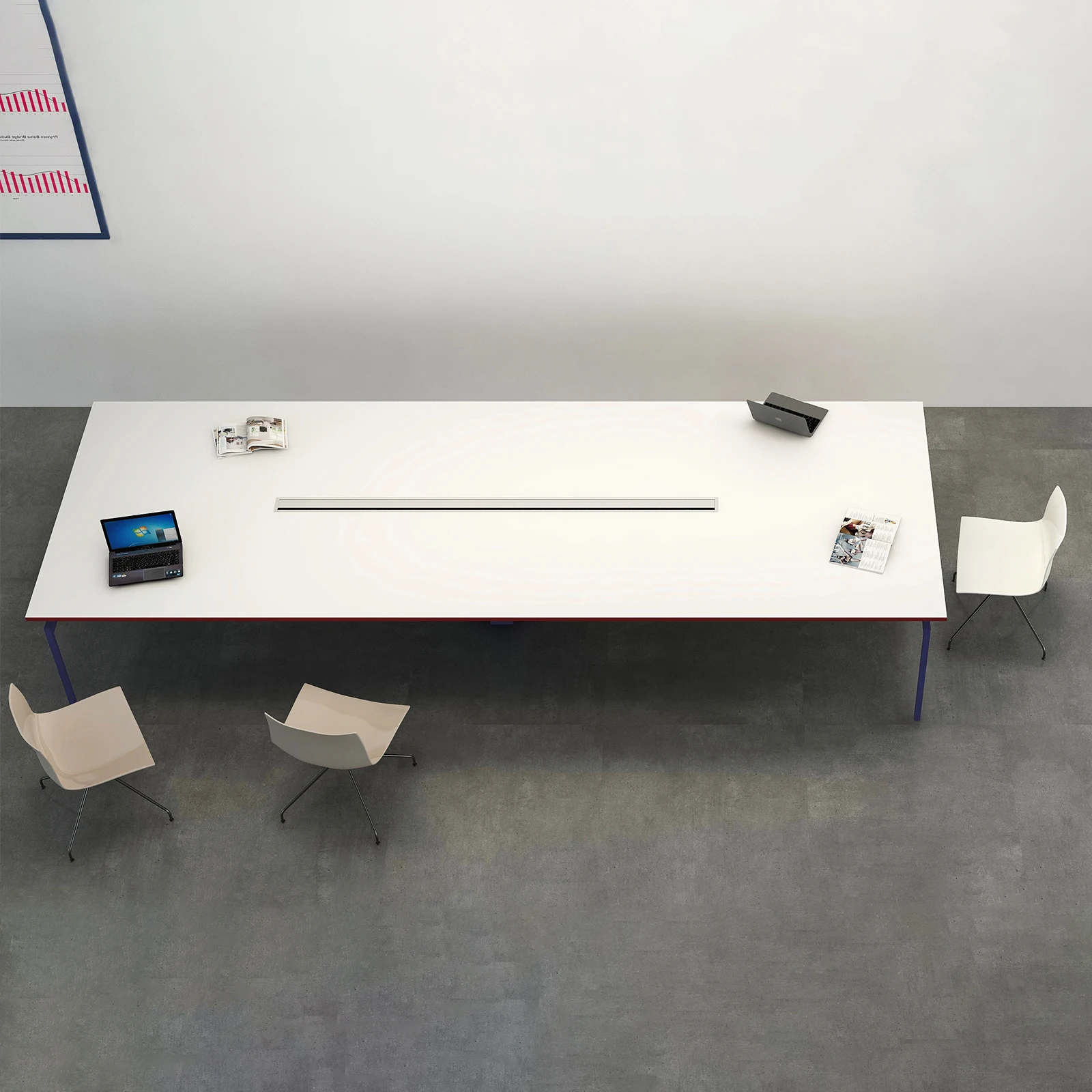 Modern modular open space office desk 4 seat office cubicle workstation