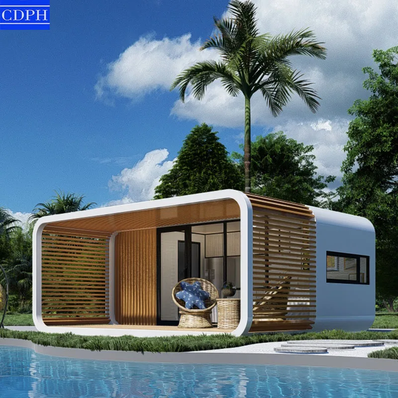 13x20ft luxury portable prefabricated tiny home prefab mobile homes apple cabin sleeping pod house