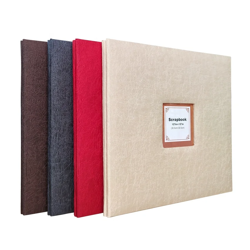 Guanmei, Индивидуальная Бумажная Обложка с высечкой, фотоальбом для скрапбукинга, 12*12 дюймов, бумажная Обложка В фотоальбомах