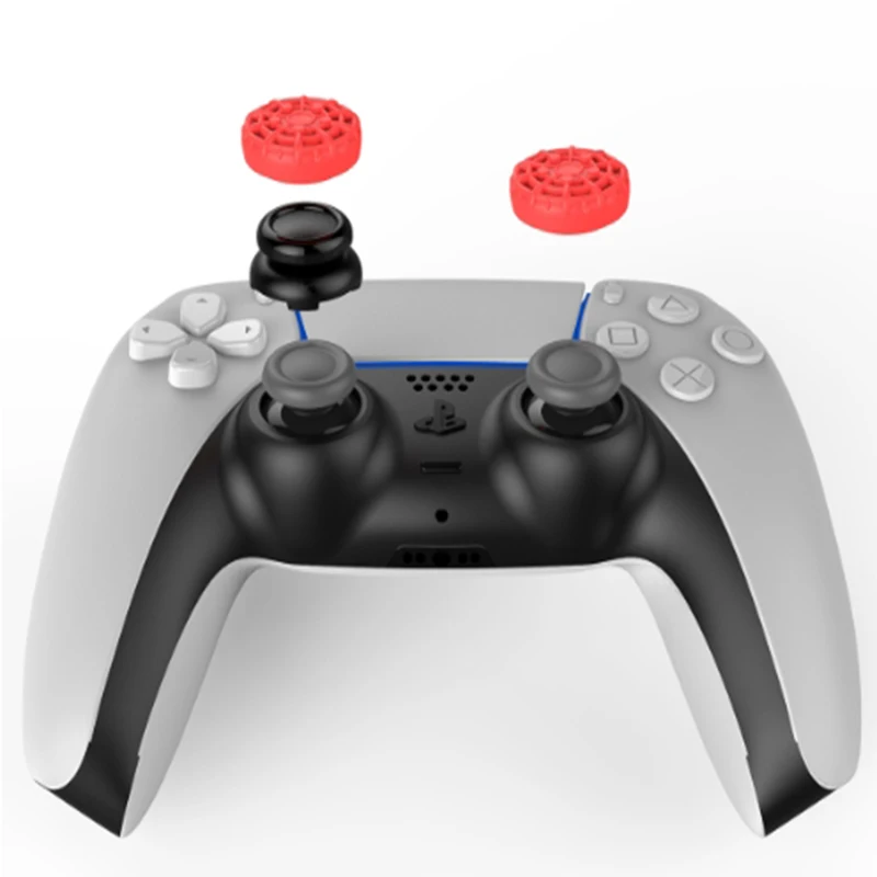 Thumb Grips Kit For PS5 Controller Thumbstick Cover For PS5 Gamepad Joystick Extenders For PS5 Joypad