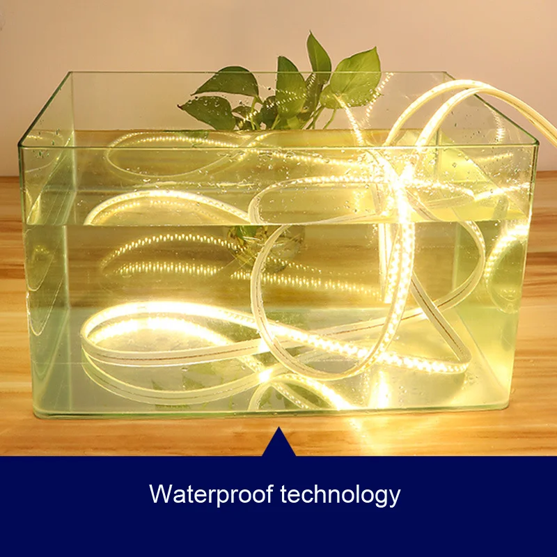 High Lumen Landscape LED Strip Aluminum 220V SMD 2835 144leds Led bar strip Double Line 2835 LED Strip Light