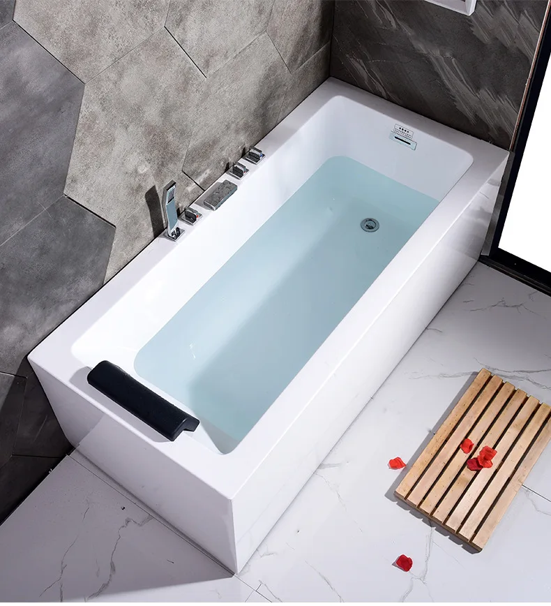 modern acrylic massage multi functional Jacuzi whirlpools bathtubs and bathroom spa bath tub balboa led light single