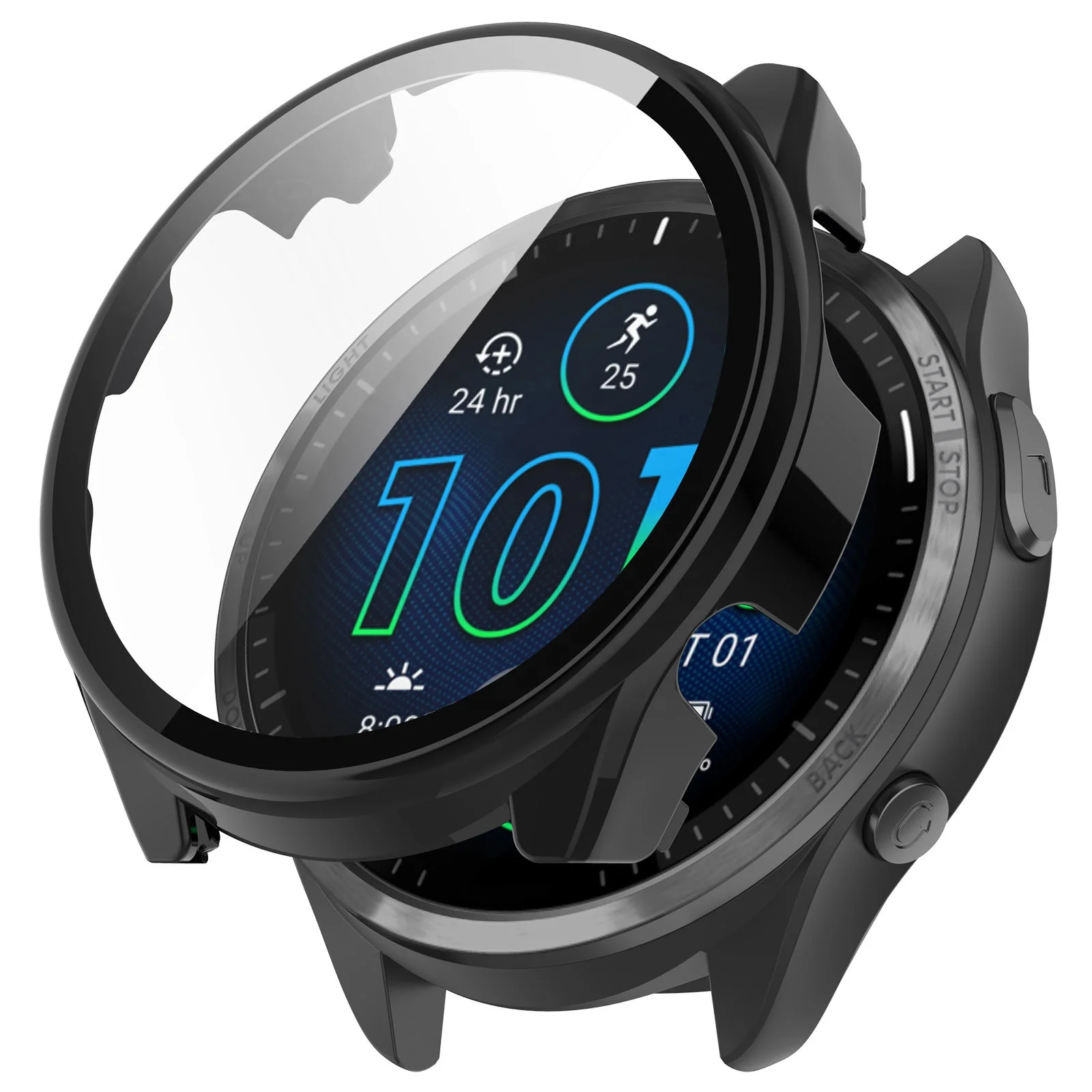 ПК стекло Смарт-часы чехол для Garmin Forerunner965