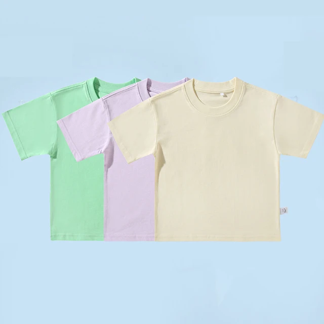 blank organic cotton t-shirt for kids