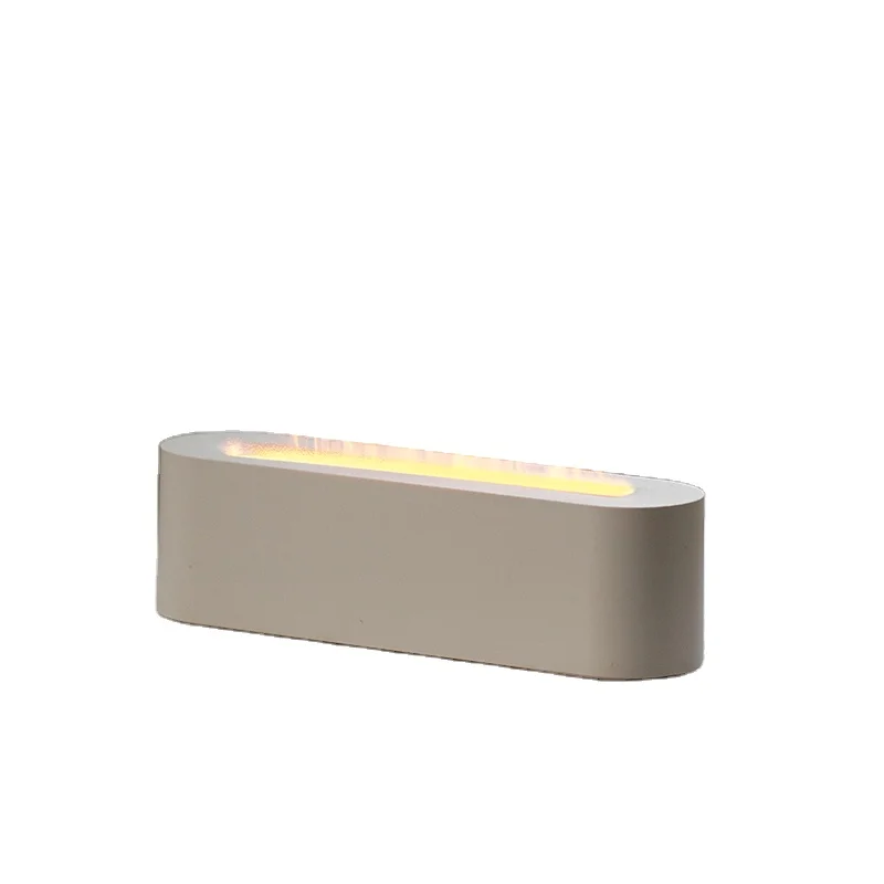 flame aroma diffuser 2024 new products Creative USB desktop Candle Light  with night light air humidifier