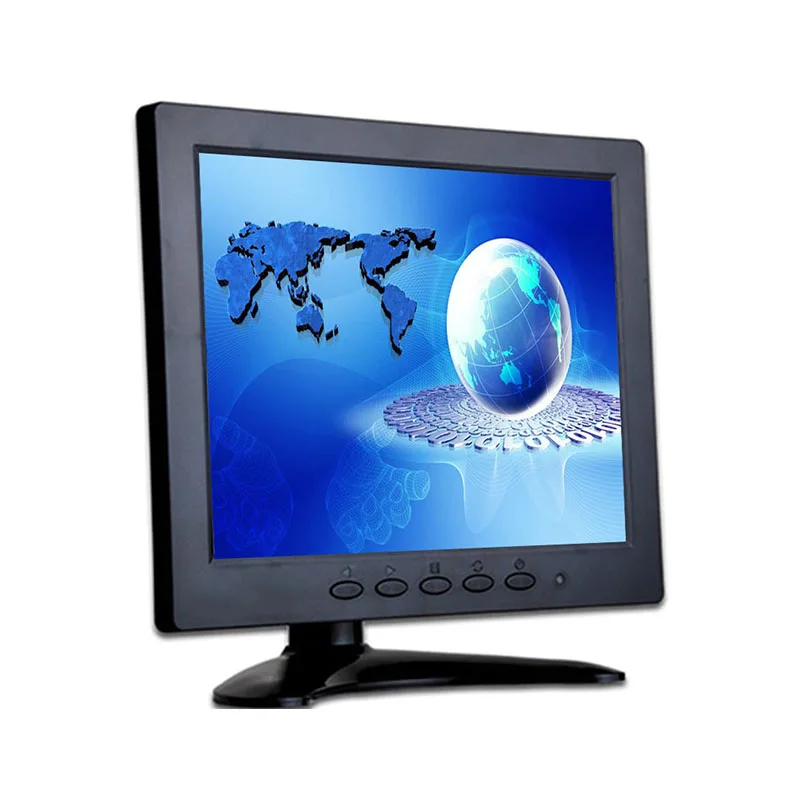 
ZHIXIANDA 8 inch tft lcd cctv desktop car cheap monitor with HD-MI BNC VGA USB AV input 