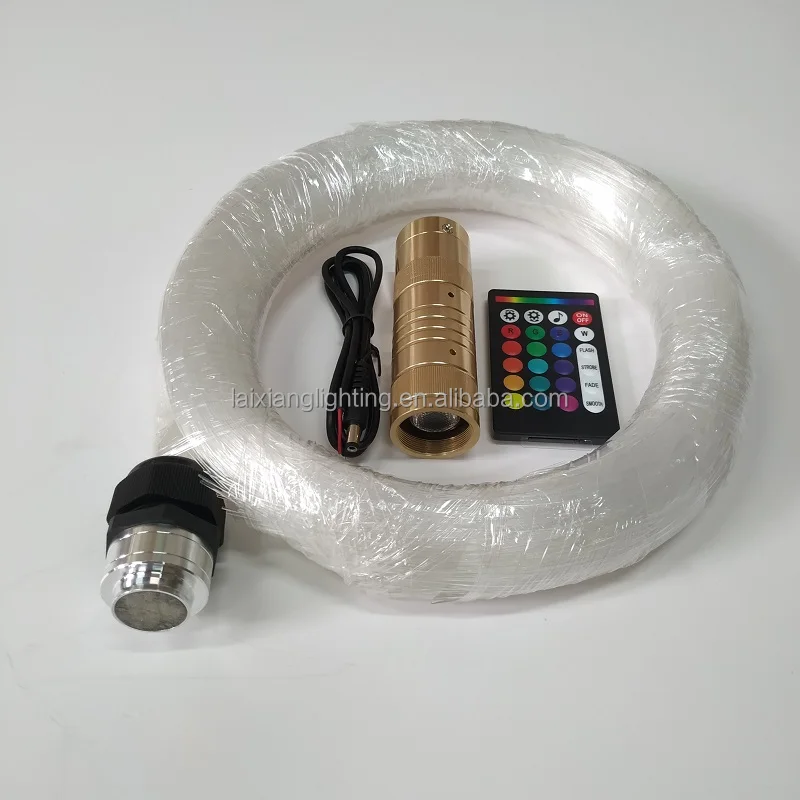 Popular mini diy projector engine optical fiber kit for car roof starry star ceiling decoration
