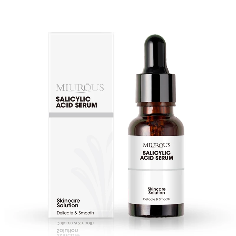 
Private label skin care exfoliator aha 30% bha 2% peeling solution whitening face serum 