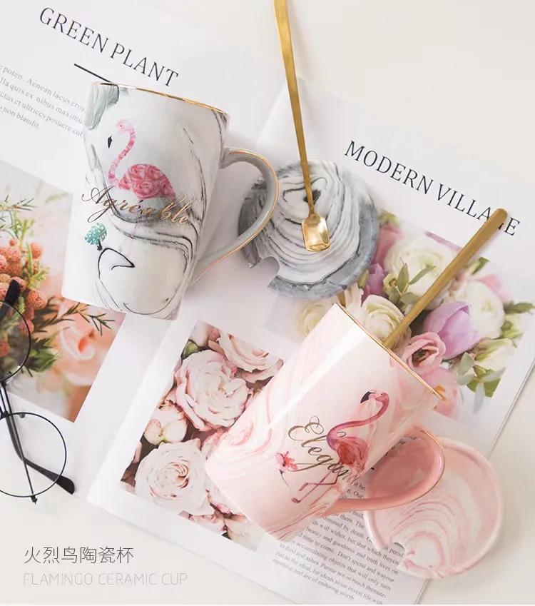 Custom marble cup printed porcelain personalized design ceramic mr mrs marble coffee couple mugs set