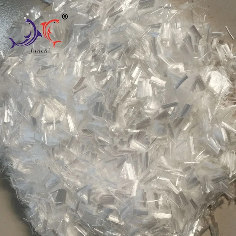 Manufacturer Polypropylene Fiber PP China Fiber 12mm for Concrete White Acid Break Color Material Origin Type GUA Elastic Strong