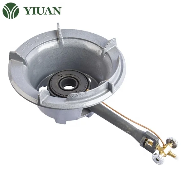 Коммерческие одиночные газовые плиты, чугунная газовая горелка высокого давления